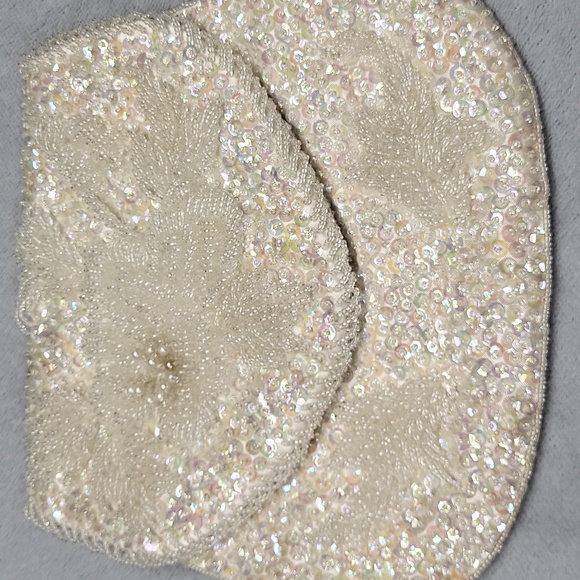 Gorgeous Vintage Beaded Sequined Formal Clutch Purse - Picture 6 of 16